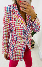 Load image into Gallery viewer, Pink Multi Colour Blazer - Kyla