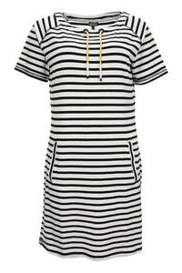 718740- Stripe Jersey Dress- Kenny S