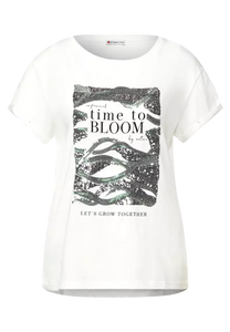 318515- Sequence Off White T- shirt- Street One