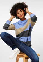 Load image into Gallery viewer, 302035 - Blue Colour Block Jumper - Street One