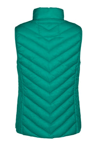 529- Green Duck Down Gilet