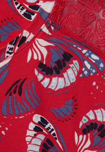 Load image into Gallery viewer, 318312- Red Butterfly Print Top- Cecil