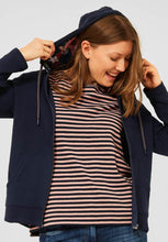 Load image into Gallery viewer, 317379- Navy Waffle Jacket- Cecil
