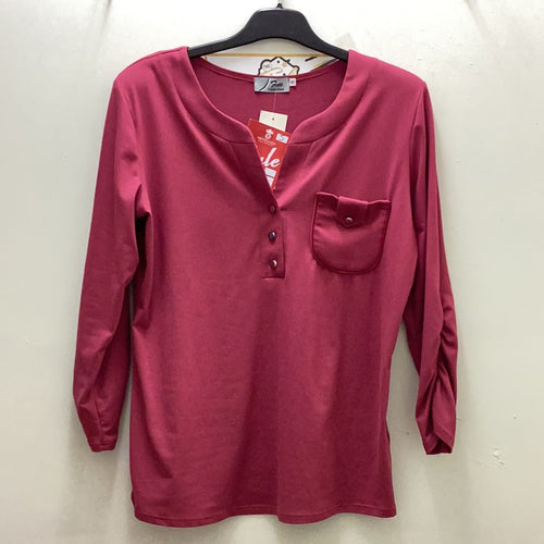 FM Collection Burgundy Top