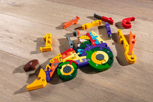 Alphabet Backhoe - Alphabet Jigsaws