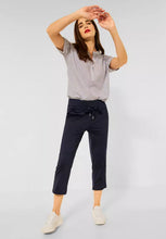 Load image into Gallery viewer, 375246-Bonny Dark Navy Crops- Street One