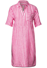 Load image into Gallery viewer, 143475- Pink Stripe Linen Dress - Street One