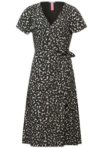 143175- Print Wrap Dress- Street One