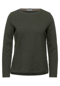 317460- Olive Waffle Jumper- Cecil