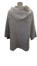 Load image into Gallery viewer, 140 - Grey Hooded Wool Coat - Ora