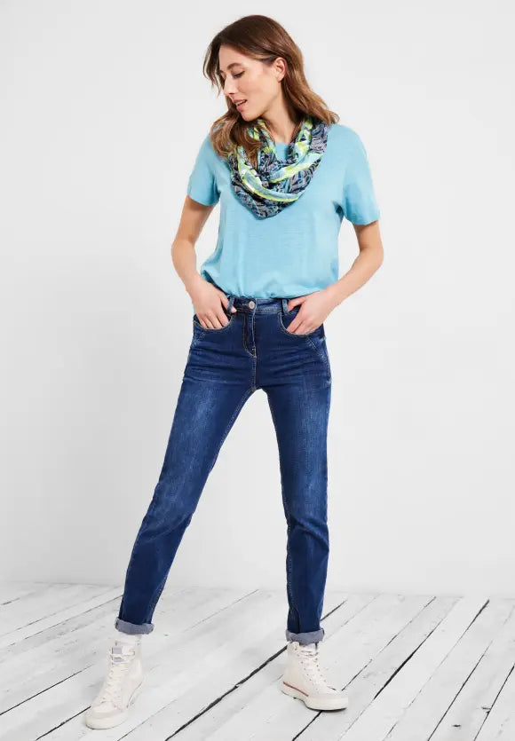 572101- Print Loop Scarf-Cecil