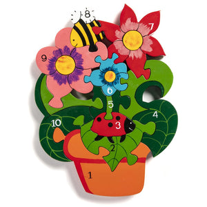 Alphabet Jigsaws- Number Flower Pot Jigsaw