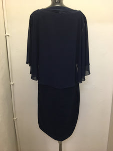 Navy Cape Dress- Personal Choice