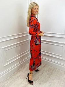 Orange Luca Shirt Dress- Kate & Pippa