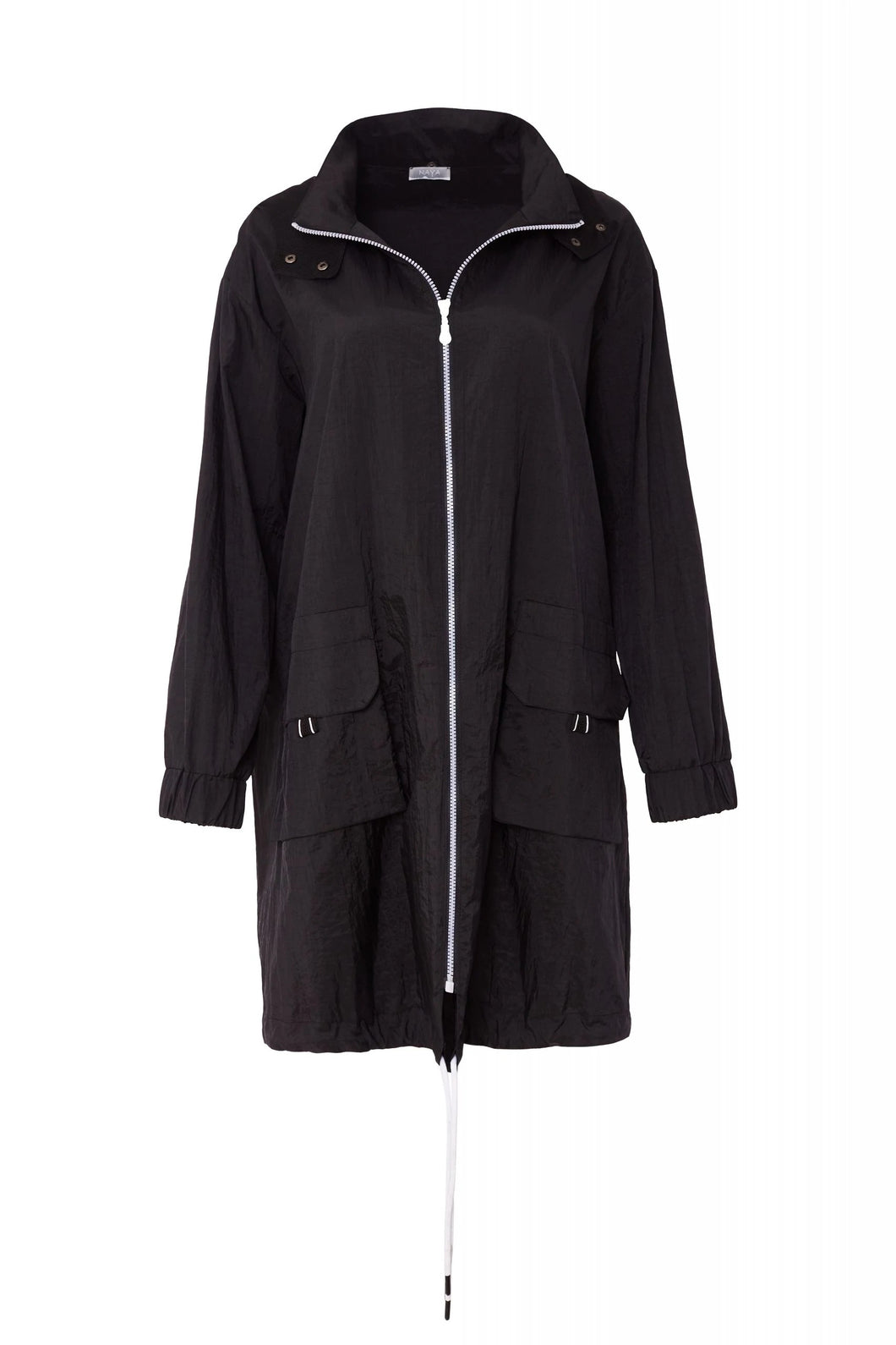 22158- Coat with Back Print