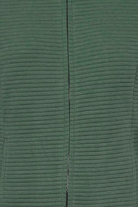 0999- Green Zip Cardigan - Fransa