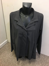 Load image into Gallery viewer, 22134- Charcoal short travel fabric jacket- Naya