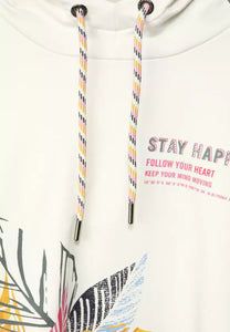 318795-Flower Print Hoody - Cecil