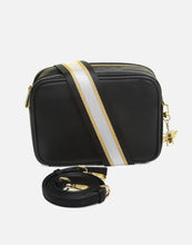 Load image into Gallery viewer, 5676- Black Soho Double Zip Bag - Alice Wheeler