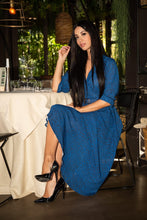 Load image into Gallery viewer, Royal BluePositano Midi Dress - Kate &amp; Pippa