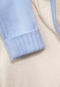 302027- blue and sand pullover- Street One