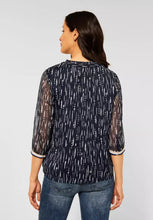 Load image into Gallery viewer, 343278- Printed Dark blue blouse - Street one