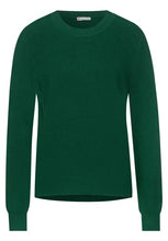 Load image into Gallery viewer, 301708- Green Fisherman’s Rib Jumper- Street One