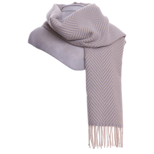 Herringbone Scarf - Grey
