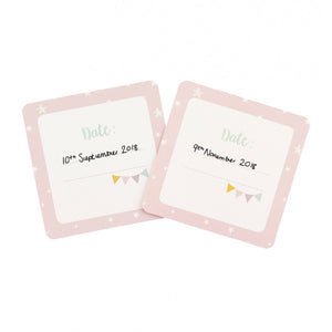 Baby Milestone Cards- Pink