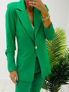 Green Trouser Suit- Kyla