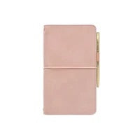 Vegan Leather Folio - Blush Pink