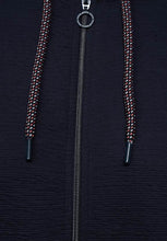 Load image into Gallery viewer, 317379- Navy Waffle Jacket- Cecil