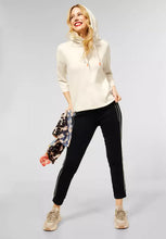 Load image into Gallery viewer, 317802- White/Cream Soft Hoodie- Street One