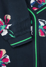 Load image into Gallery viewer, 343788- Printed Blouse-Navy-Cecil