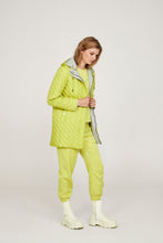 Load image into Gallery viewer, 657- Lime/Grey Reversible Rain Coat - Frandsen