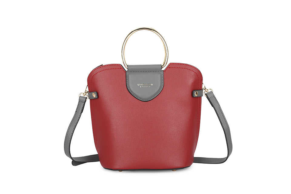 31110- Red Clasp Bag