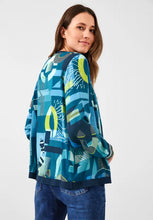 Load image into Gallery viewer, 343847- Teal Blue Zip Hoddie- Cecil