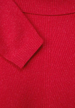 Load image into Gallery viewer, 302175- Red Polo Neck Knit Jumper - Cecil