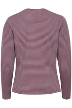 Load image into Gallery viewer, 0999- Plum Zip Cardigan - Fransa