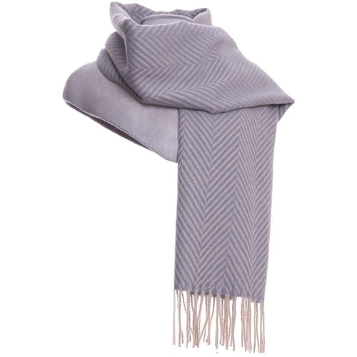 Herringbone Scarf - Blue
