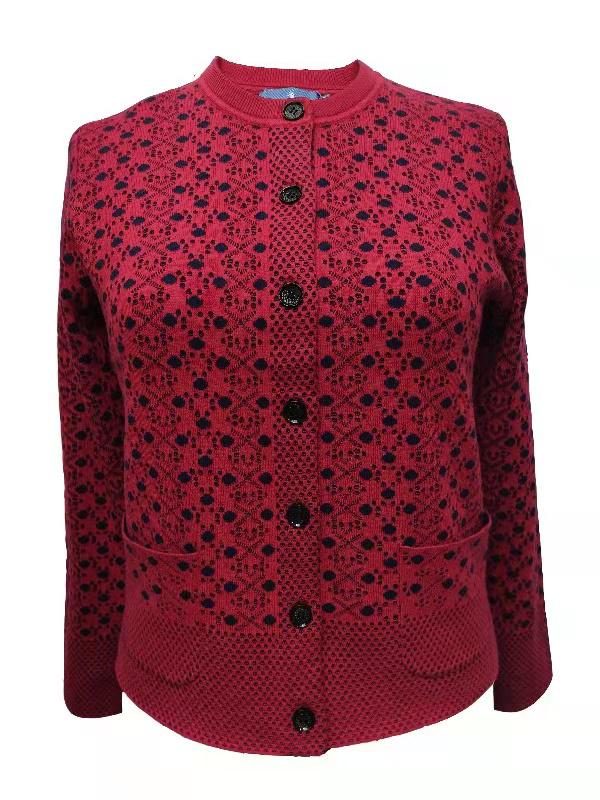 Dm100 - Castle Lumbar Jacket - Sangria Red
