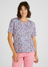 Load image into Gallery viewer, 122364-Pink/Blue/Orange T-shirt- Rabe