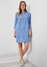 Load image into Gallery viewer, 143463- Blue Linen Dress - Cecil