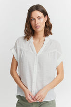 Load image into Gallery viewer, 0523- White Chiffon Blouse- Fransa