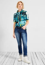 Load image into Gallery viewer, 319389- Short Sleeve Cowl Neck Top - Cecil