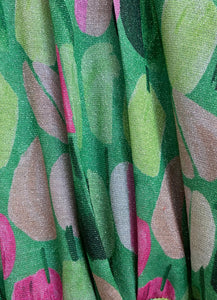 922180-Green/Pink Print Dress - Deck