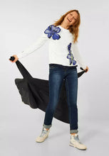Load image into Gallery viewer, 301862- Floral Print Sweatshirt- Cecil