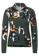 Load image into Gallery viewer, 317485- Printed Olive Sweater- Cecil