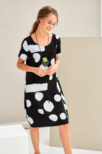 Load image into Gallery viewer, 22199- Black Spot Print Top- Naya