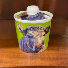 Load image into Gallery viewer, Brigid Shelly Cow Sugarbowl - Hannie Mae (Green)